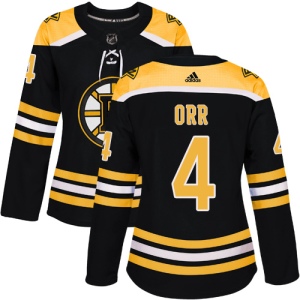 Women's Bobby Orr Boston Bruins Authentic Home Jersey - Black