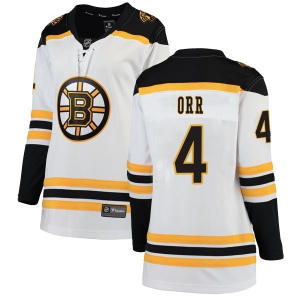 Women's Bobby Orr Boston Bruins Breakaway Away Jersey - White