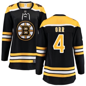 Women's Bobby Orr Boston Bruins Home Breakaway Jersey - Black