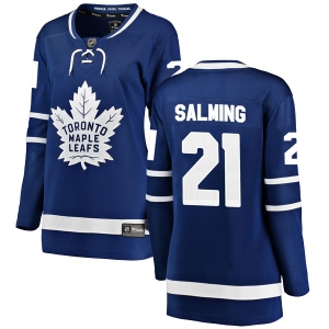 Women's Borje Salming Toronto Maple Leafs Breakaway Home Jersey - Blue