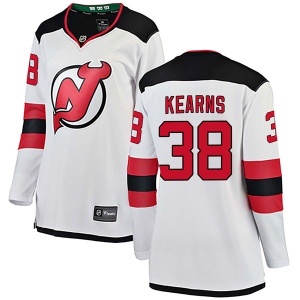 Women's Bracken Kearns New Jersey Devils Breakaway Away Jersey - White