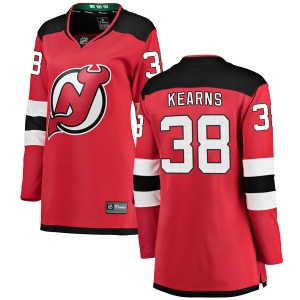 Women's Bracken Kearns New Jersey Devils Breakaway Home Jersey - Red