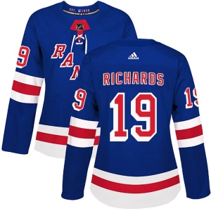 Women's Brad Richards New York Rangers Authentic Home Jersey - Royal Blue