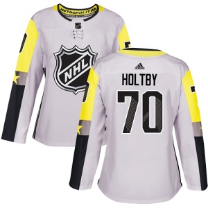 Women's Braden Holtby Washington Capitals Authentic 2018 All-Star Metro Division Jersey - Gray