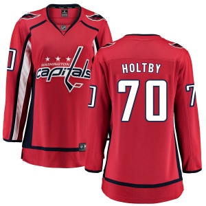 Women's Braden Holtby Washington Capitals Home Breakaway Jersey - Red