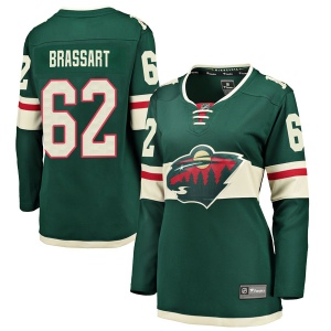 Women's Brady Brassart Minnesota Wild Breakaway Home Jersey - Green