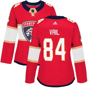 Women's Brady Vail Florida Panthers Authentic Home Jersey - Red