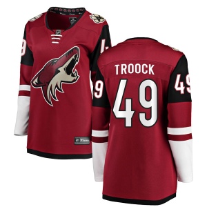 Women's Branden Troock Arizona Coyotes Authentic Home Jersey - Red