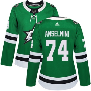 Women's Brandon Anselmini Dallas Stars Authentic Home Jersey - Green