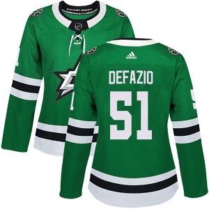 Women's Brandon DeFazio Dallas Stars Authentic Home Jersey - Green