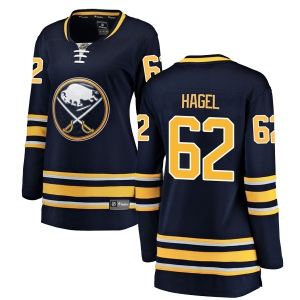 Women's Brandon Hagel Buffalo Sabres Breakaway Home Jersey - Navy Blue