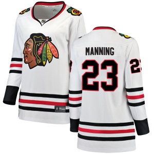 Women's Brandon Manning Chicago Blackhawks Breakaway Away Jersey - White