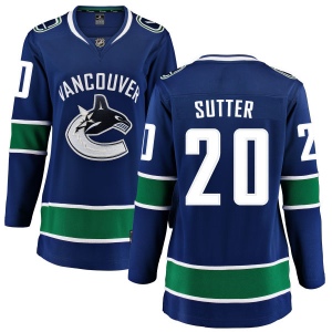 Women's Brandon Sutter Vancouver Canucks Home Breakaway Jersey - Blue