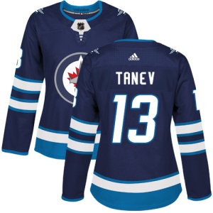 Women's Brandon Tanev Winnipeg Jets Authentic Home Jersey - Navy Blue