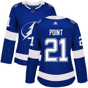 Women's Brayden Point Tampa Bay Lightning Authentic Home Jersey - Royal Blue