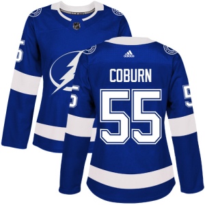 Women's Braydon Coburn Tampa Bay Lightning Authentic Home Jersey - Royal Blue