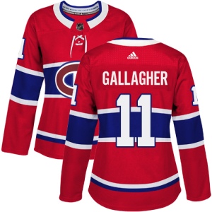 Women's Brendan Gallagher Montreal Canadiens Authentic Home Jersey - Red