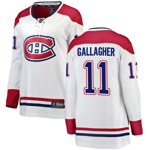 Women's Brendan Gallagher Montreal Canadiens Breakaway Away Jersey - White