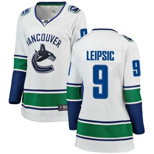 Women's Brendan Leipsic Vancouver Canucks Breakaway Away Jersey - White