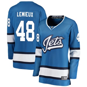 Women's Brendan Lemieux Winnipeg Jets Breakaway Alternate Jersey - Blue