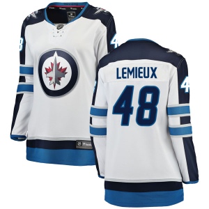 Women's Brendan Lemieux Winnipeg Jets Breakaway Away Jersey - White