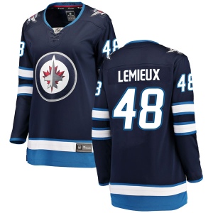 Women's Brendan Lemieux Winnipeg Jets Breakaway Home Jersey - Blue