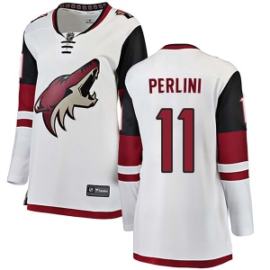 Women's Brendan Perlini Arizona Coyotes Authentic Away Jersey - White