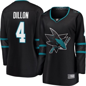 Women's Brenden Dillon San Jose Sharks Breakaway Alternate Jersey - Black