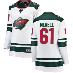 Women's Brennan Menell Minnesota Wild Breakaway Away Jersey - White