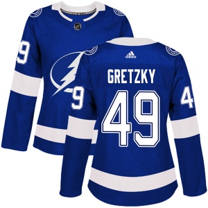 Women's Brent Gretzky Tampa Bay Lightning Authentic Home Jersey - Blue