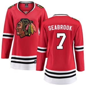 Women's Brent Seabrook Chicago Blackhawks Home Breakaway Jersey - Red