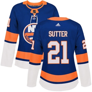 Women's Brent Sutter New York Islanders Authentic Home Jersey - Royal