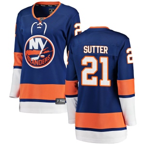 Women's Brent Sutter New York Islanders Breakaway Home Jersey - Blue