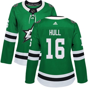 Women's Brett Hull Dallas Stars Authentic Home Jersey - Green