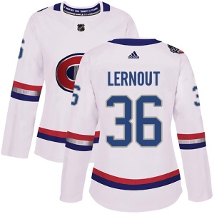 Women's Brett Lernout Montreal Canadiens Authentic 2017 100 Classic Jersey - White