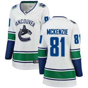 Women's Brett McKenzie Vancouver Canucks Breakaway Away Jersey - White