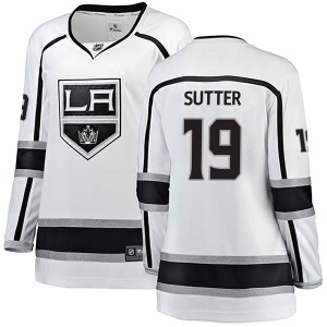 Women's Brett Sutter Los Angeles Kings Breakaway Away Jersey - White