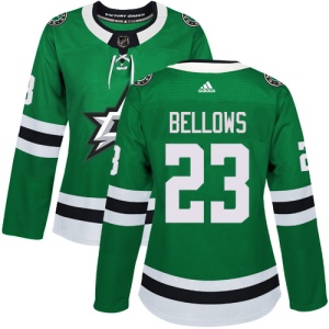 Women's Brian Bellows Dallas Stars Authentic Home Jersey - Green