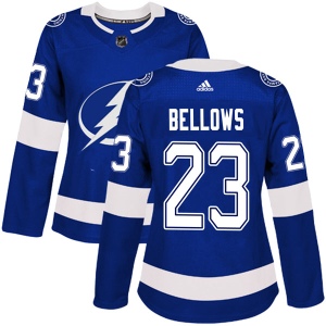 Women's Brian Bellows Tampa Bay Lightning Authentic Home Jersey - Blue