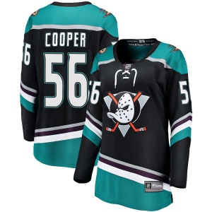 Women's Brian Cooper Anaheim Ducks Breakaway Alternate Jersey - Black