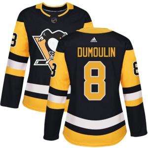 Women's Brian Dumoulin Pittsburgh Penguins Authentic Home Jersey - Black