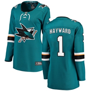 Women's Brian Hayward San Jose Sharks Breakaway Home Jersey - Teal