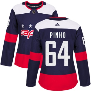 Women's Brian Pinho Washington Capitals Authentic 2018 Stadium Series Jersey - Navy Blue