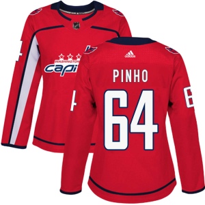 Women's Brian Pinho Washington Capitals Authentic Home Jersey - Red