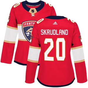 Women's Brian Skrudland Florida Panthers Authentic Home Jersey - Red