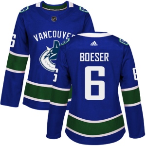 Women's Brock Boeser Vancouver Canucks Authentic Home Jersey - Blue