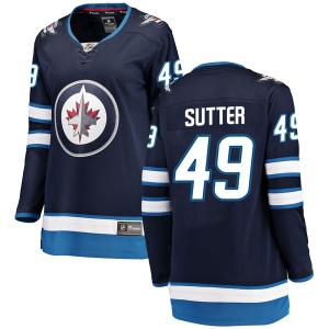 Women's Brody Sutter Winnipeg Jets Breakaway Home Jersey - Blue