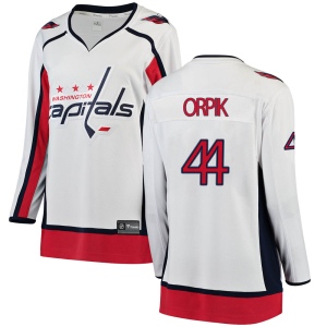 Women's Brooks Orpik Washington Capitals Breakaway Away Jersey - White