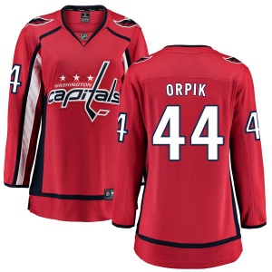 Women's Brooks Orpik Washington Capitals Home Breakaway Jersey - Red