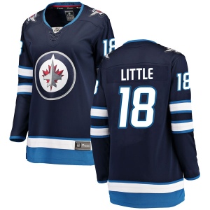 Women's Bryan Little Winnipeg Jets Breakaway Home Jersey - Blue